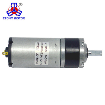 6v 12v 22mm planetary gear motor 100rpm